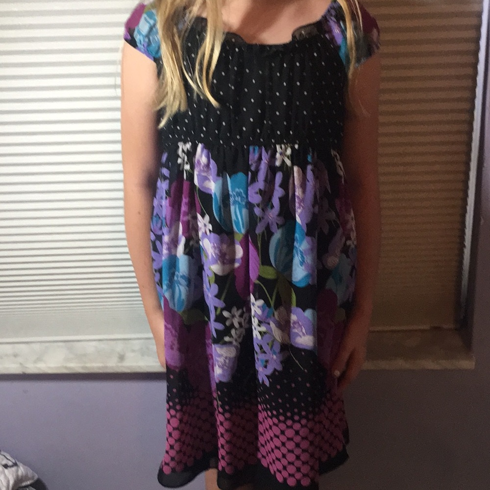 Girls multi colored formal dress